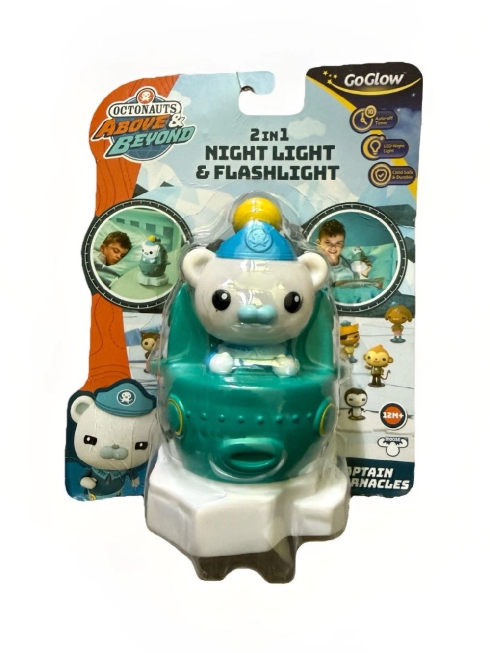 Octonauts Captain Barnacles 2 In 1 Nightlight Flashlight Bed Light Bedside Buddy
